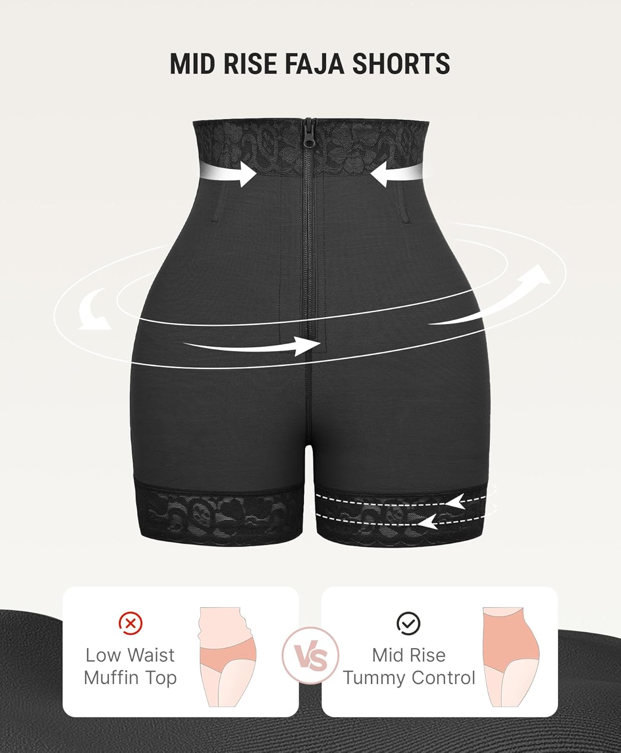 Moldeador Corporal para Mujer Levanta Glúteos Ropa Moldeadora Control de Abdomen